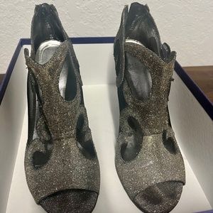 Stuart Weitzman metallic high heels